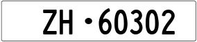 Truck License Plate